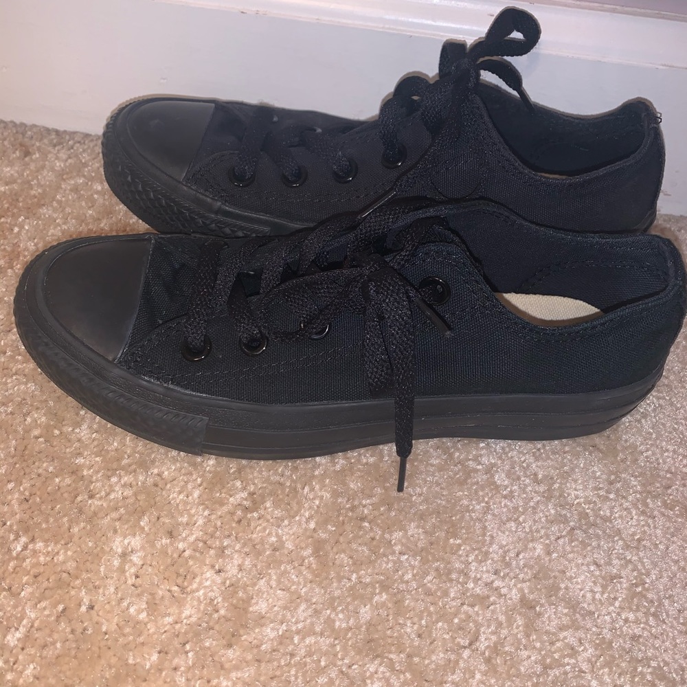 All Black Converse - Picture 2 of 2